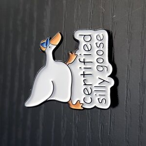 Silly Goose Enamel Pin